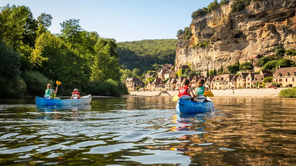 Parcours Histoire, vue depuis la rivière